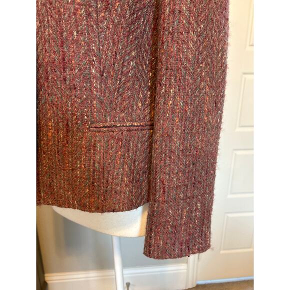 lombardi inc | Vintage Tweed Heathered Mauve Mohair Woolblend Blazer | 6 - Picture 7 of 12